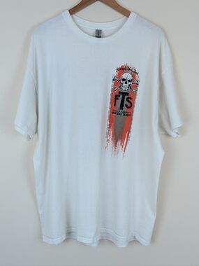 Full Throttle Saloon Sturgis South Dakota White Graphic T-shirt